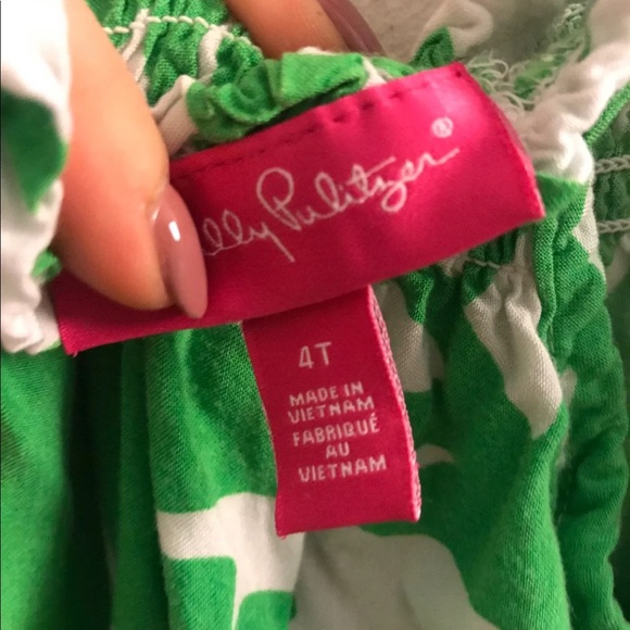 lilly pulitzer for target green boom boom romper - Picture 5 of 6